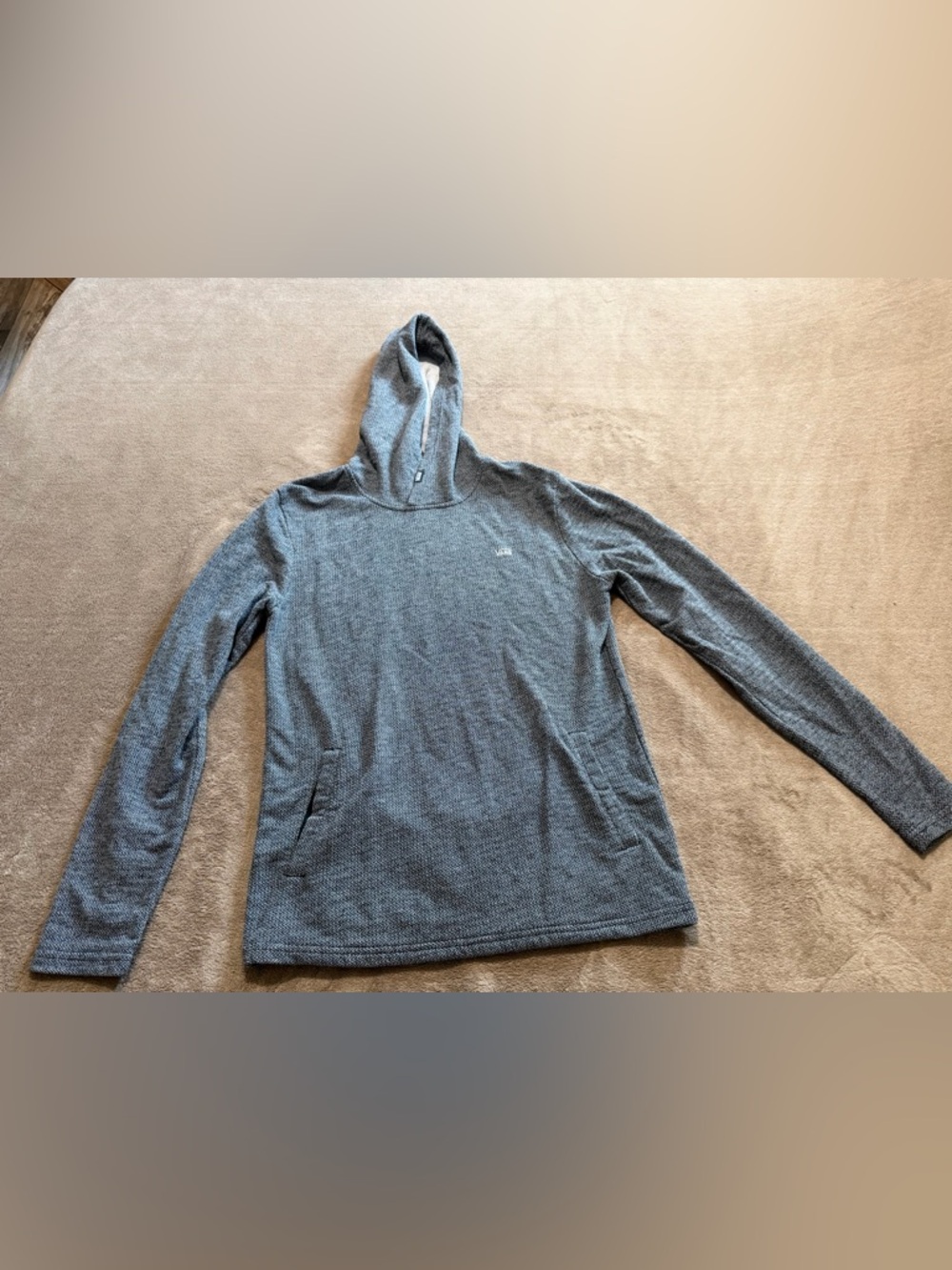 Vans Grey Men's Hooded Jacket Pullover Sweatshirt